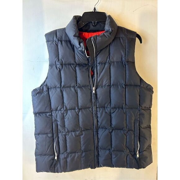Gap puffer vest house down feathers nylon womens ? xl black unisex - Picture 1 of 7